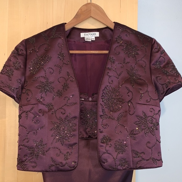 Kay Unger - Vintage gown and jacket - Picture 4 of 9